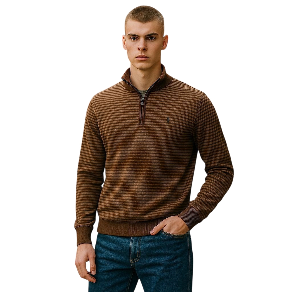 Mens Polo Ralph Lauren Jersey Quarter-Zip Pullover XL EUC $168 Retail - Picture 7 of 7